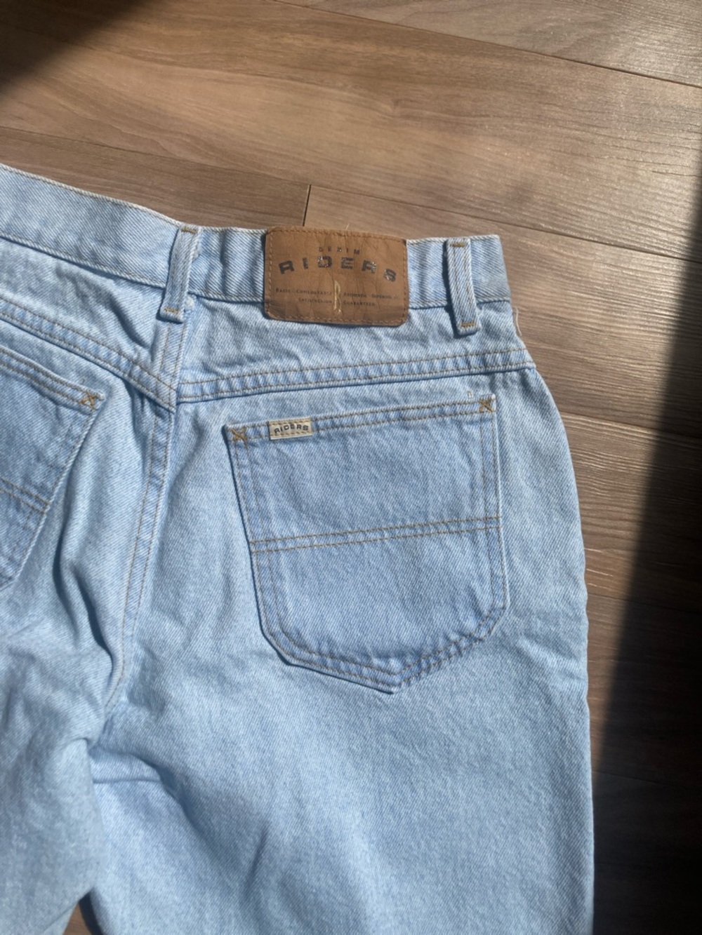 Vintage Riders jean short cotton denim short men’s - Picture 9 of 14